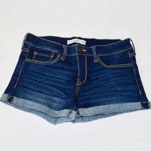 Abercrombie & Fitch Cuffed Denim Jean Shorts - Size 2 - 26 Waist